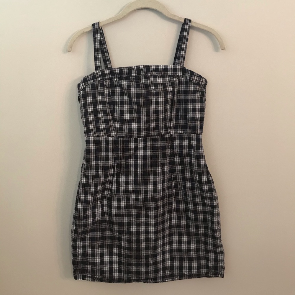 •Forever 21 Navy Tartan Mini Dress•